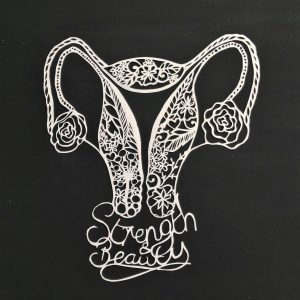 Womb Papercut Art