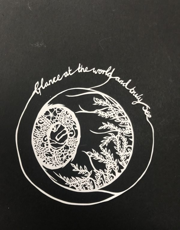 Eye Papercut Art